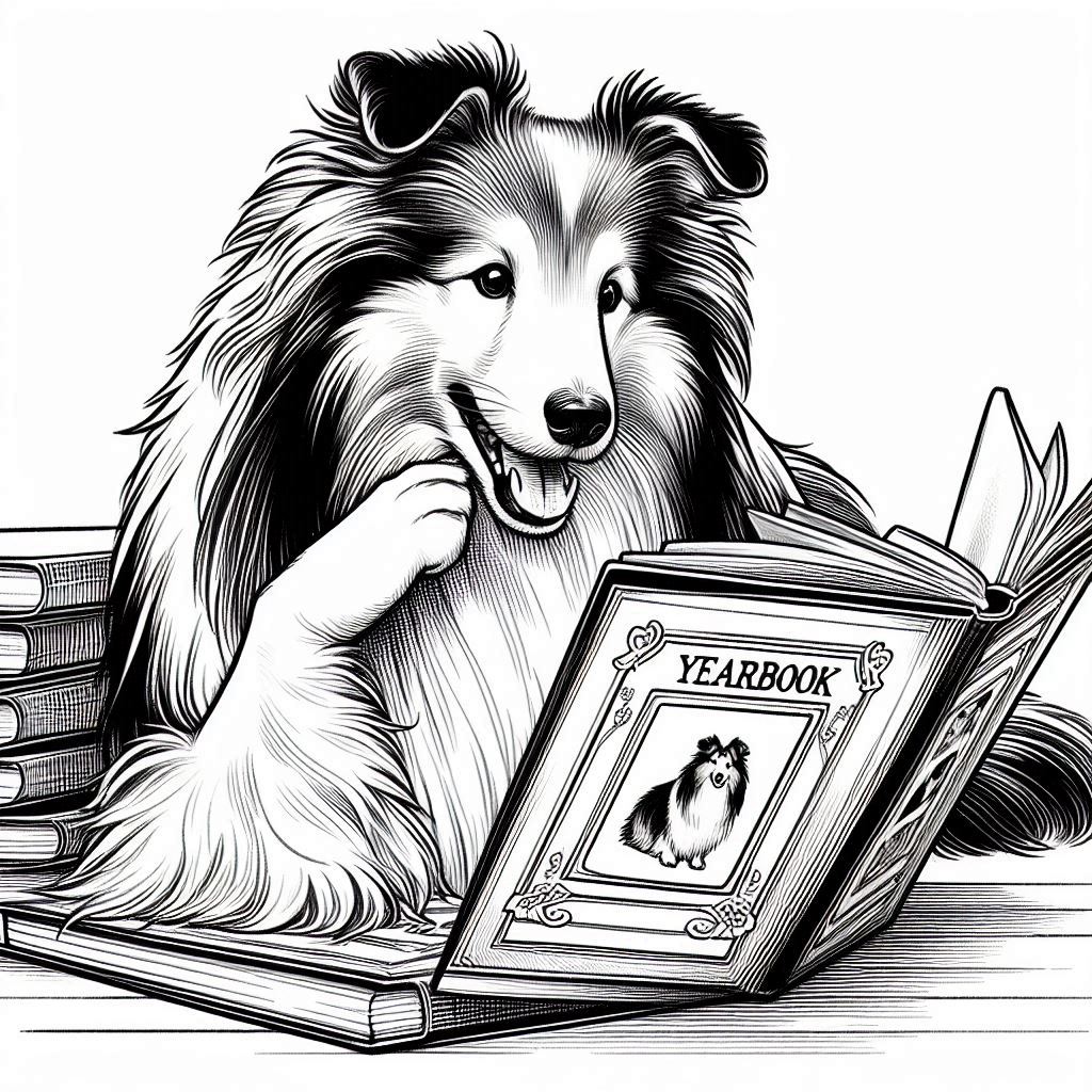 Sheltie Yearbook Art